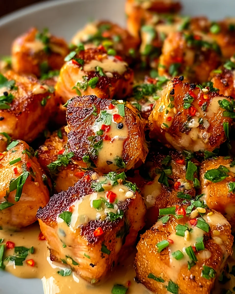 Bang Bang Salmon Bites