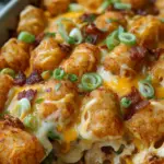 Easy Chicken Bacon Ranch Tater Tot Casserole