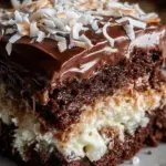 Mounds Poke Cake