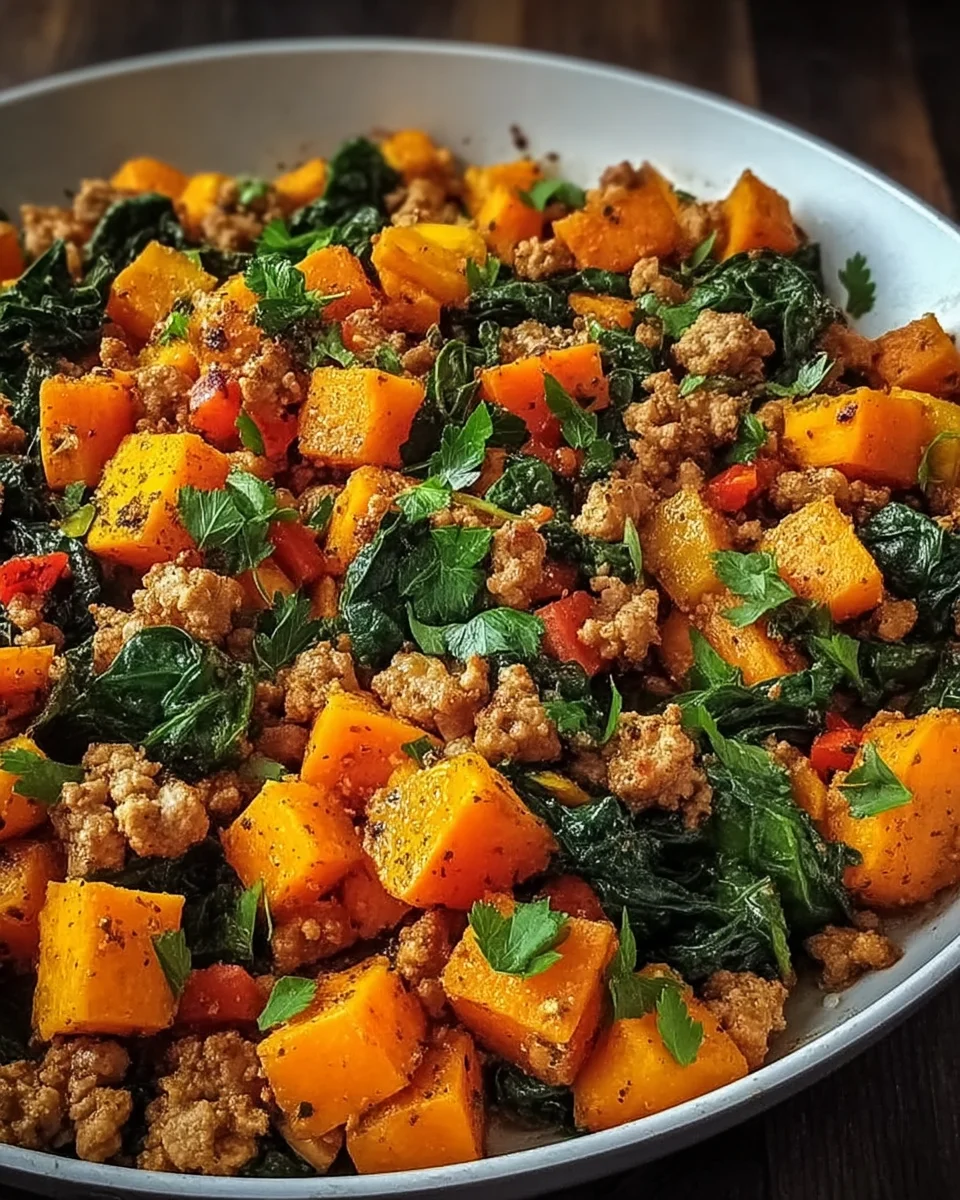 Turkey Sweet Potato Skillet