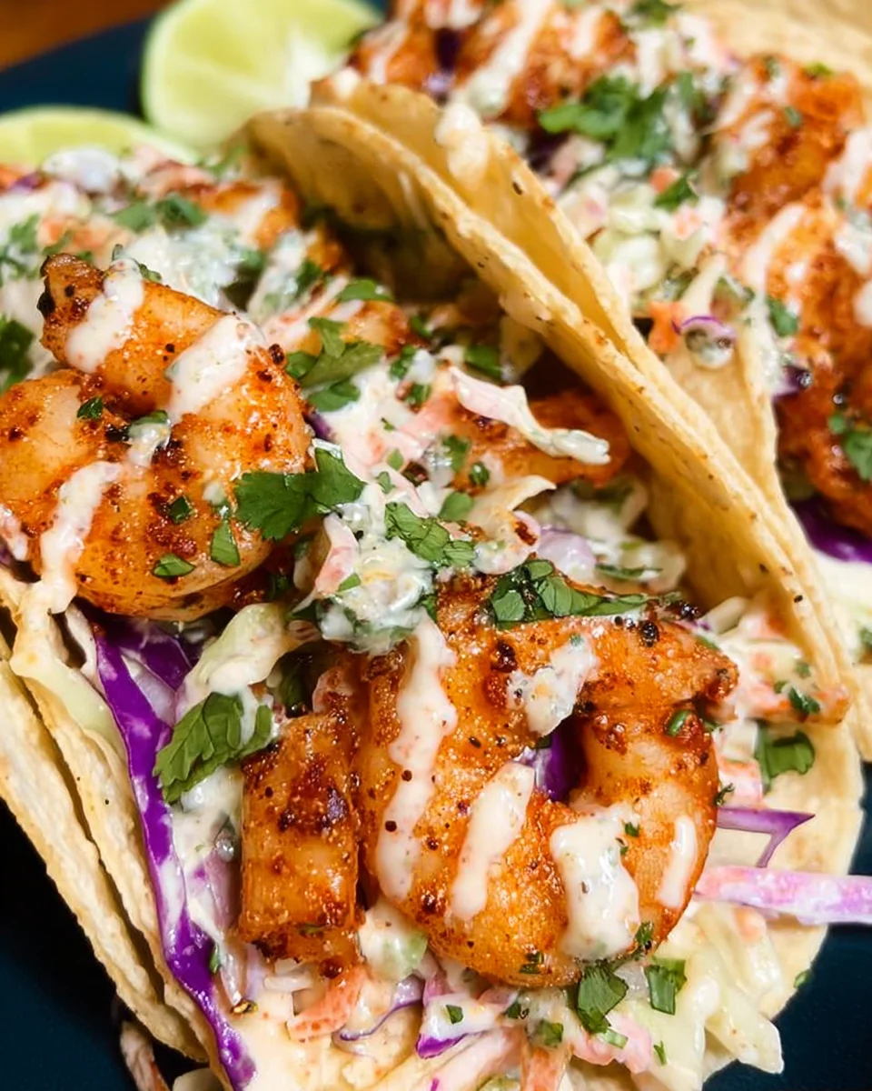 15 Minute Easy Shrimp Tacos Recipe