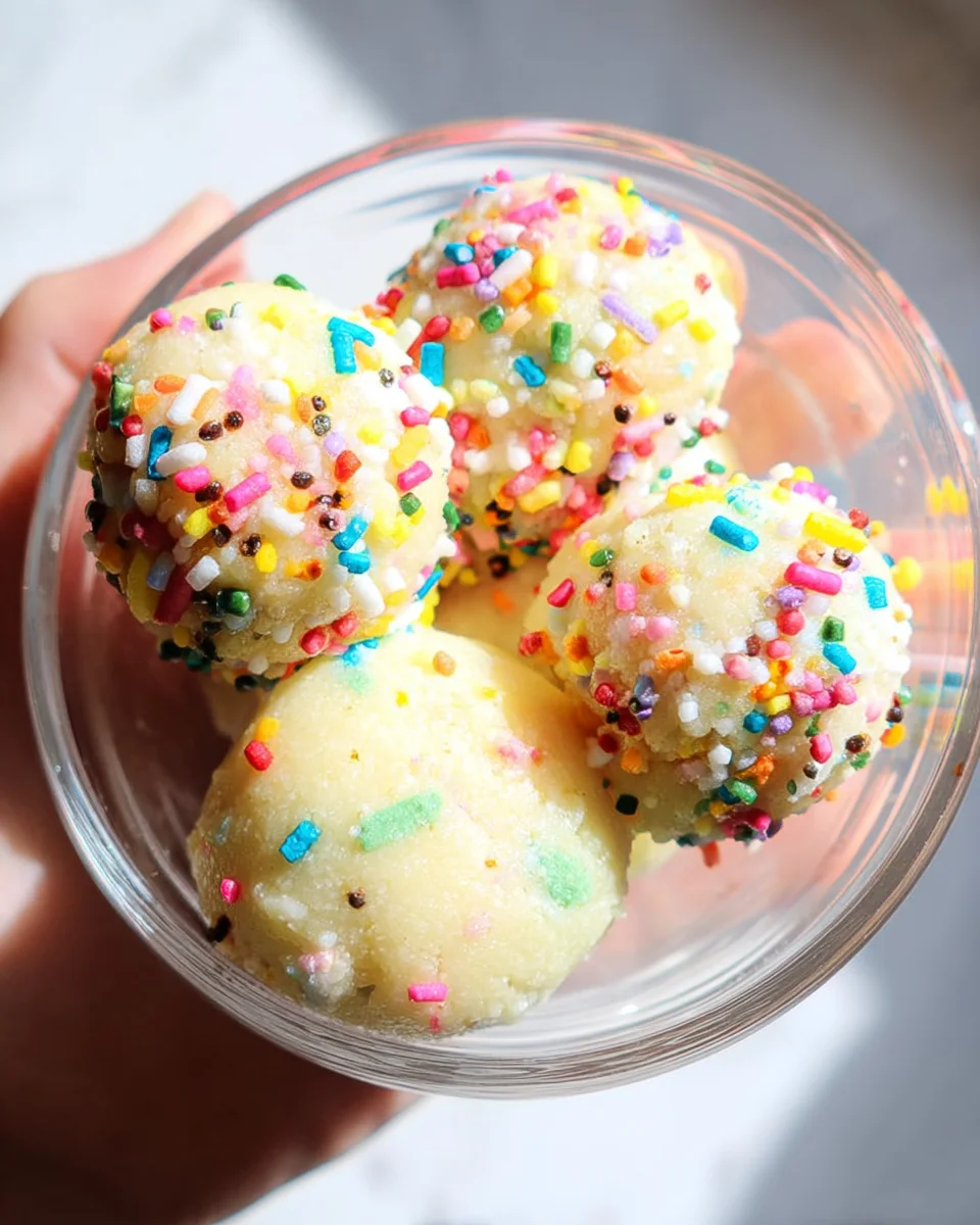 Applesauce Birthday Cake Protein Balls 15 Applesauce