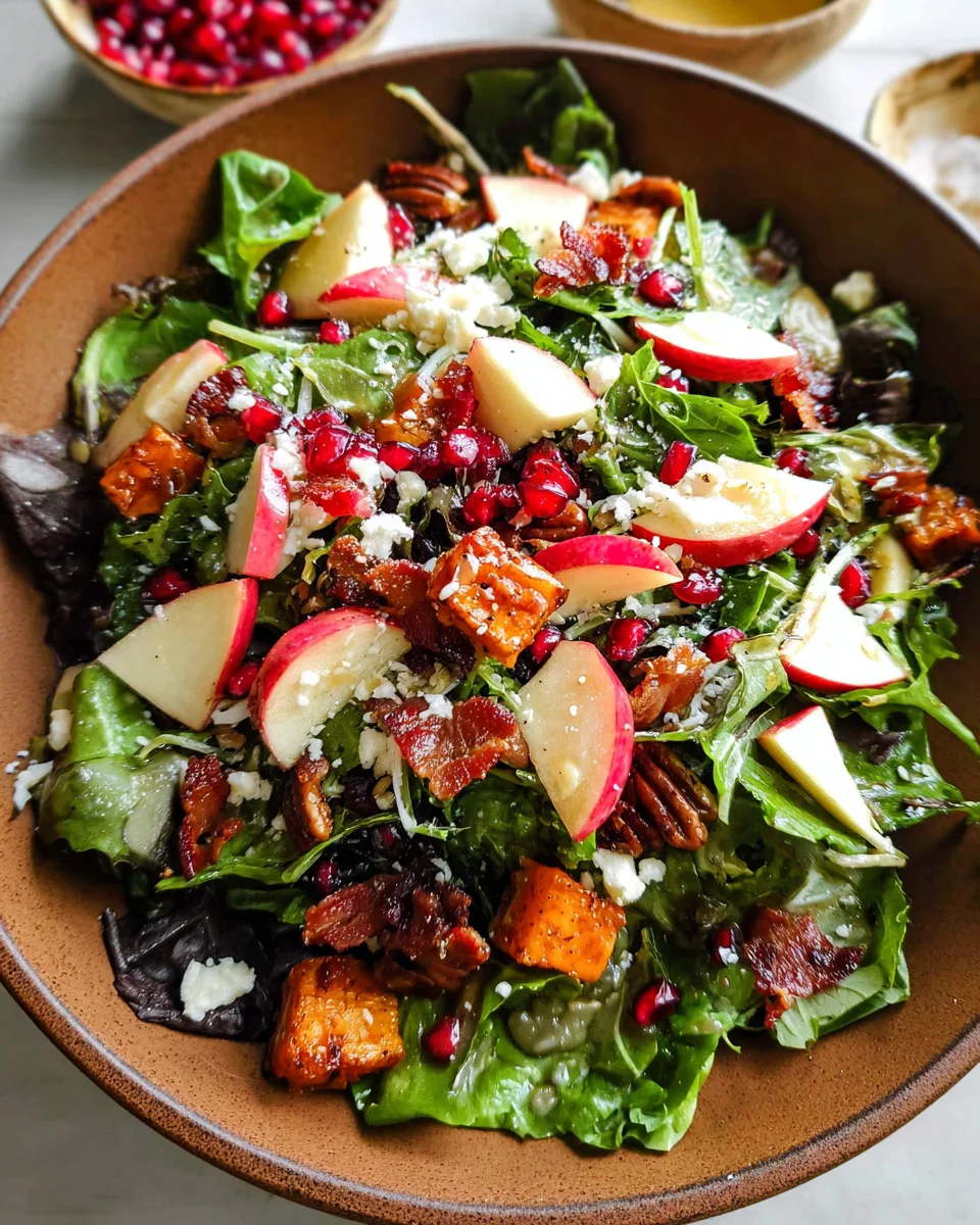Autumn Salad with Apple Cider Vinaigrette 22 Autumn