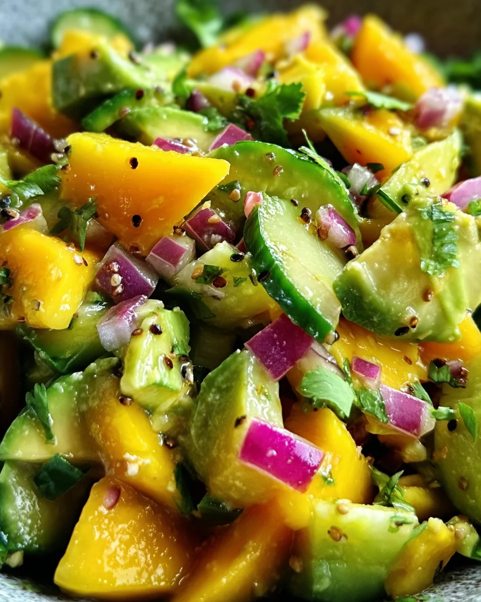 Avocado Mango Salad 20 Avocado