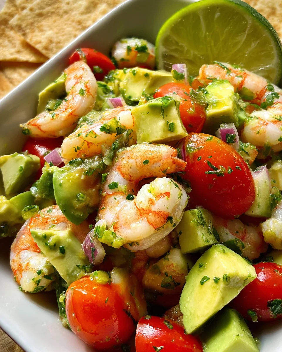 Avocado Salsa Shrimp Salad 20 Avocado