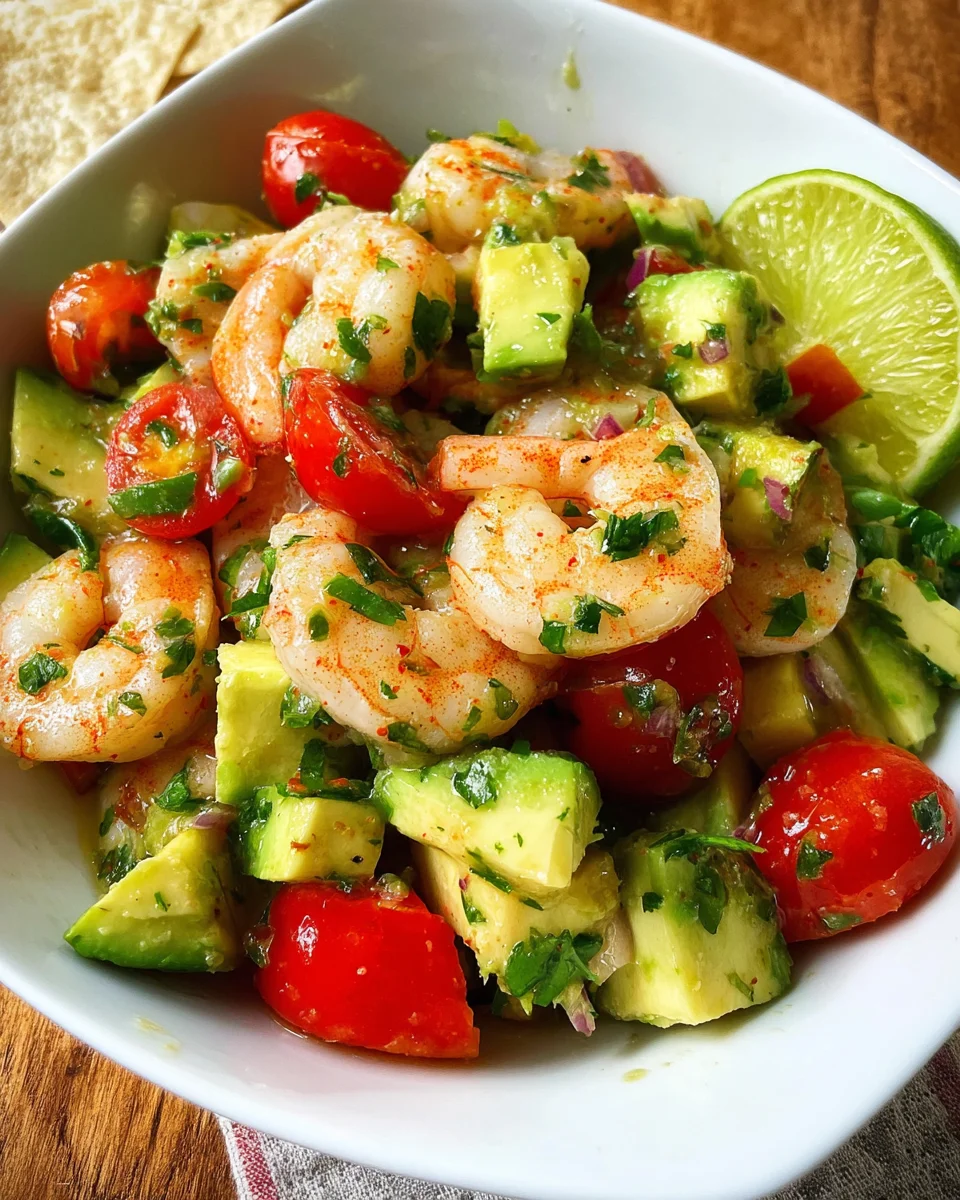 Avocado Salsa Shrimp Salad 21 Avocado