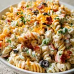 Bacon Ranch Pasta Salad 21 Bacon Ranch Pasta Salad