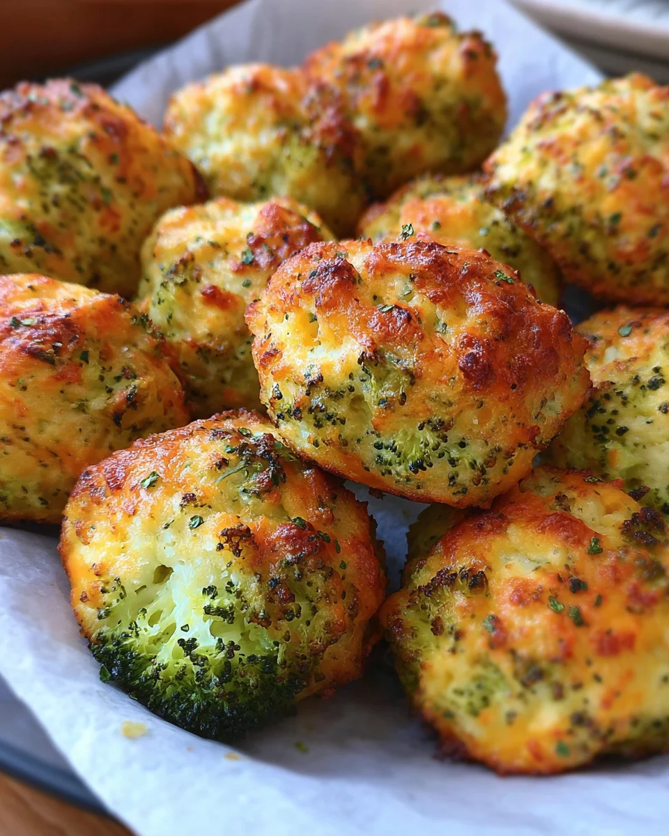 Baked Broccoli Cheese Balls
