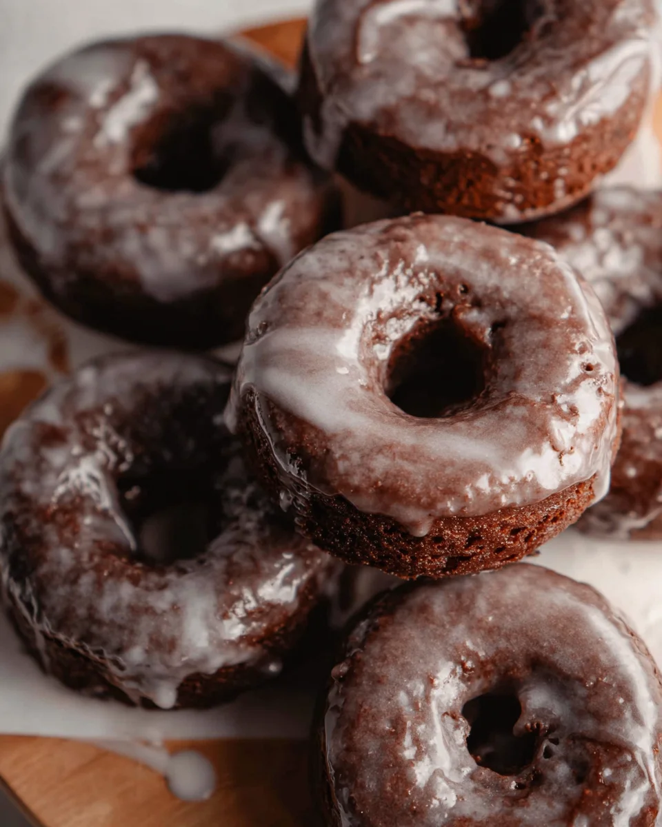 Baked Chocolate Cake Doughnuts 24 Baked