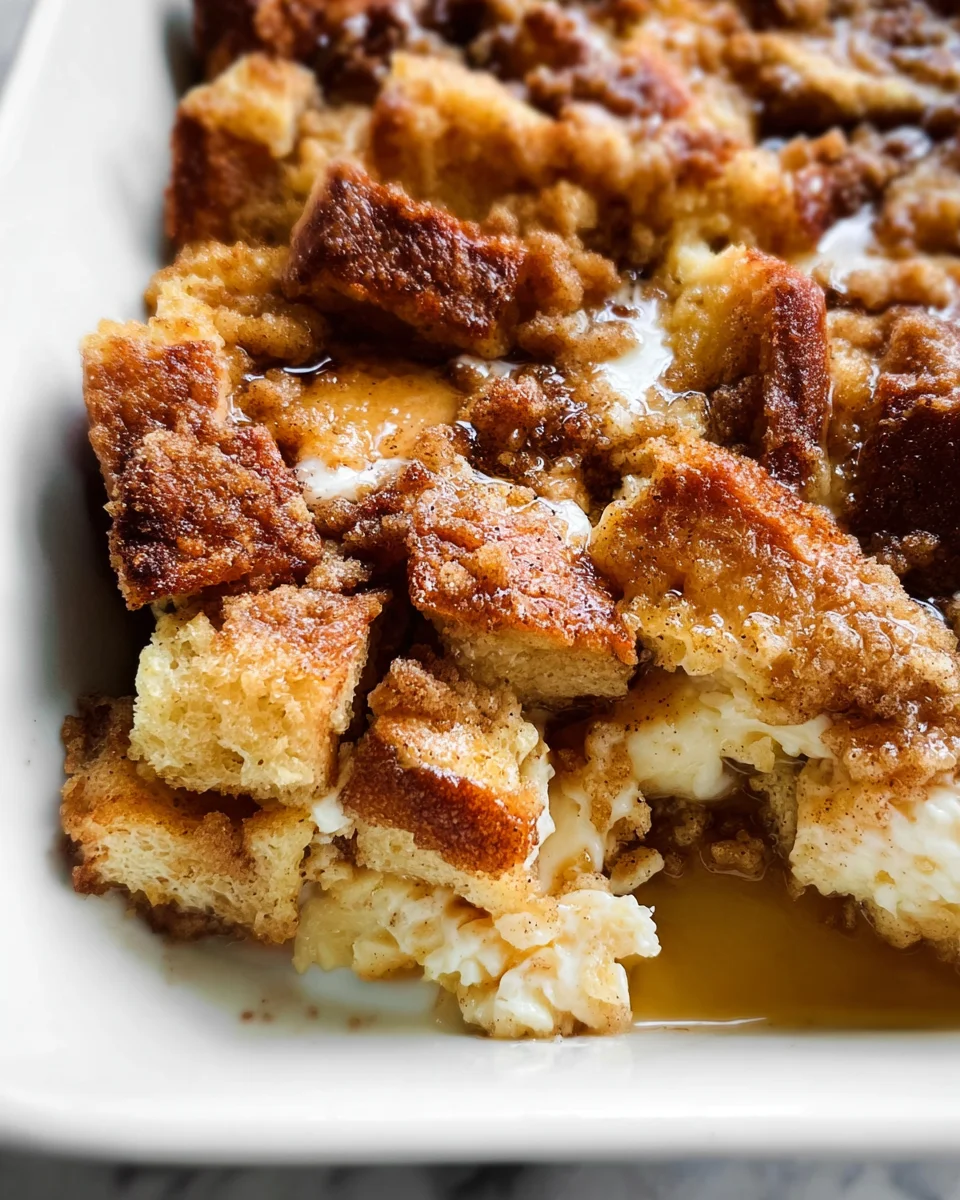 Baked Cream Cheese French Toast Casserole