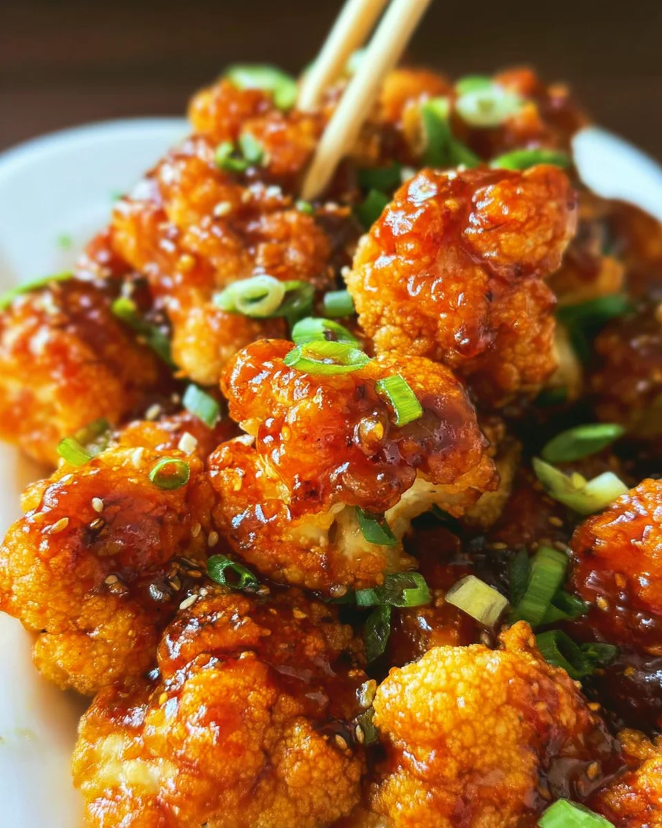 Baked Orange Cauliflower 24 Baked