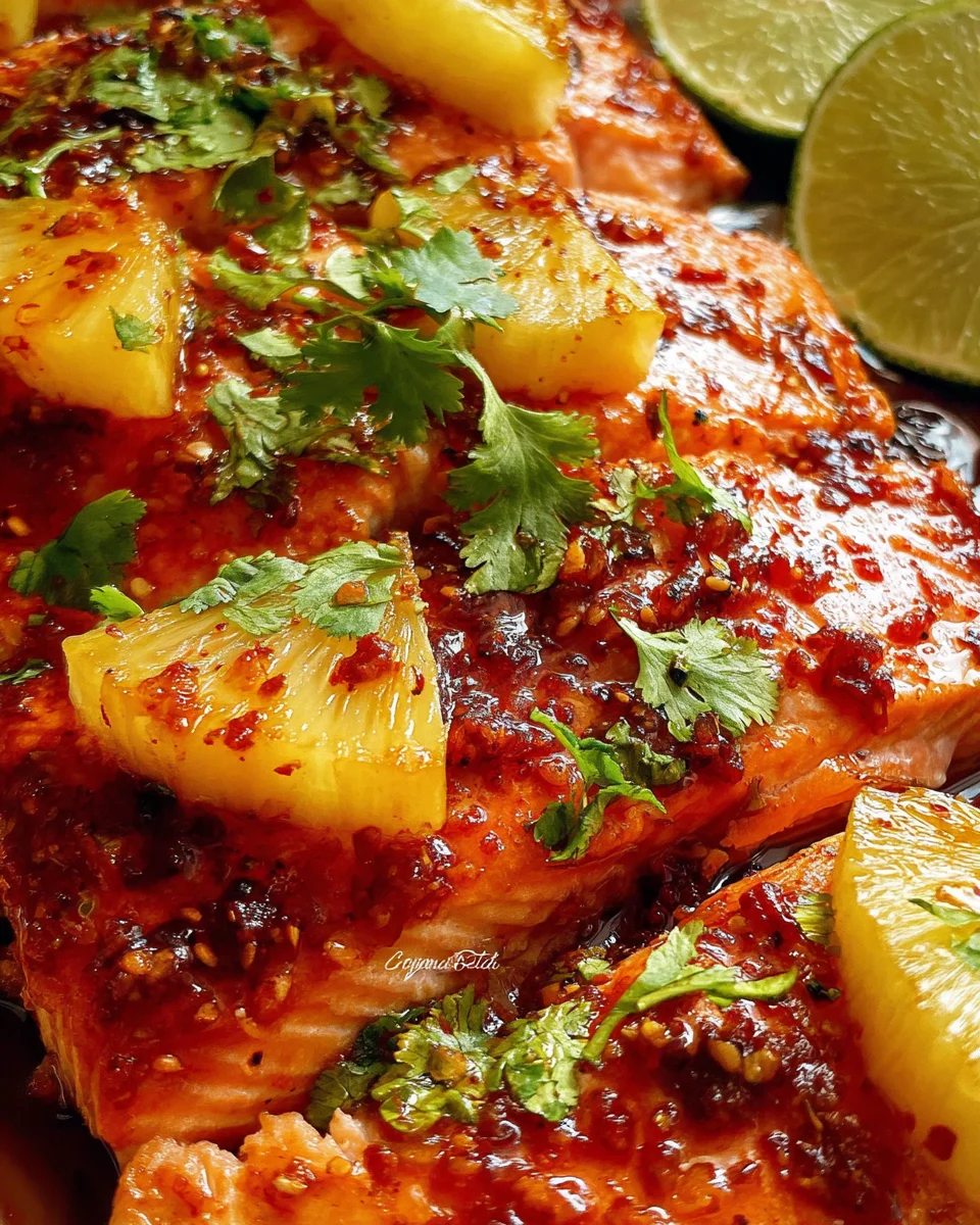 Baked Pineapple Salmon 20 Baked