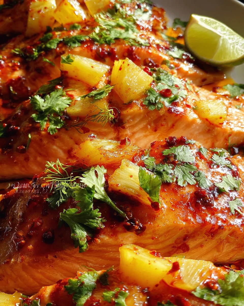 Baked Pineapple Salmon 21 Baked