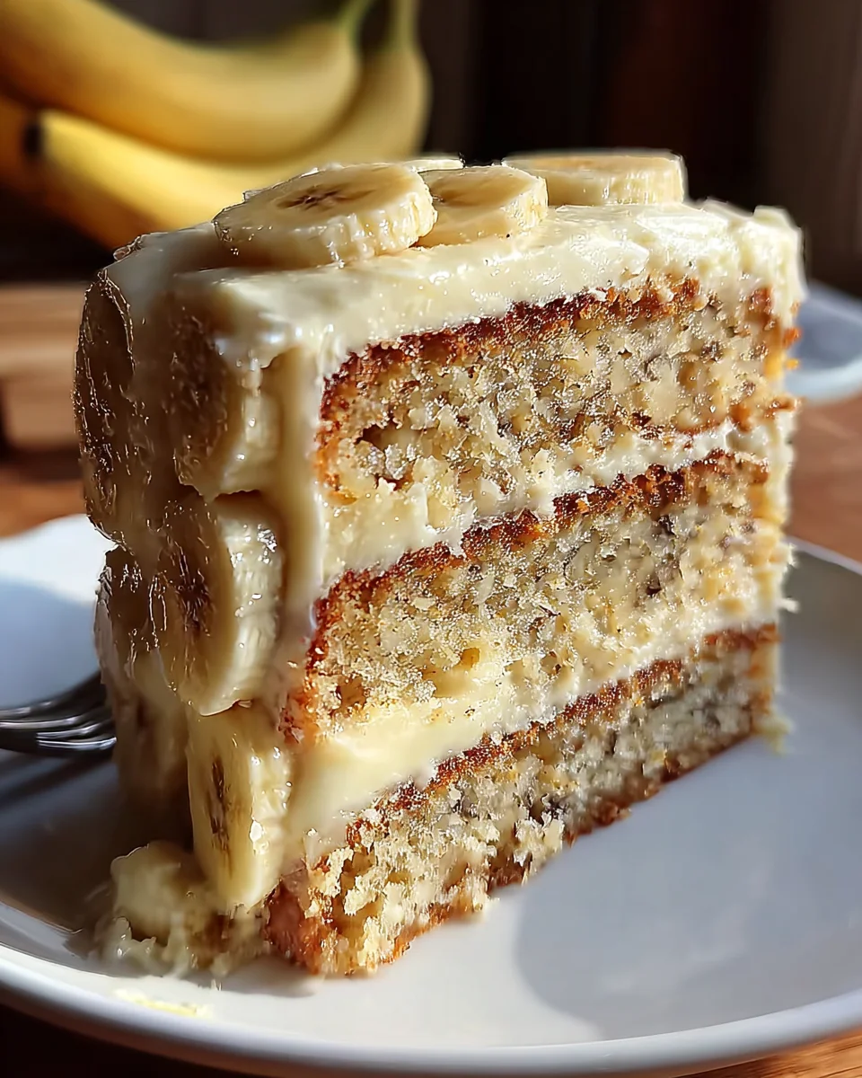 Banana Cake with Cream Cheese Frosting 24 Banana