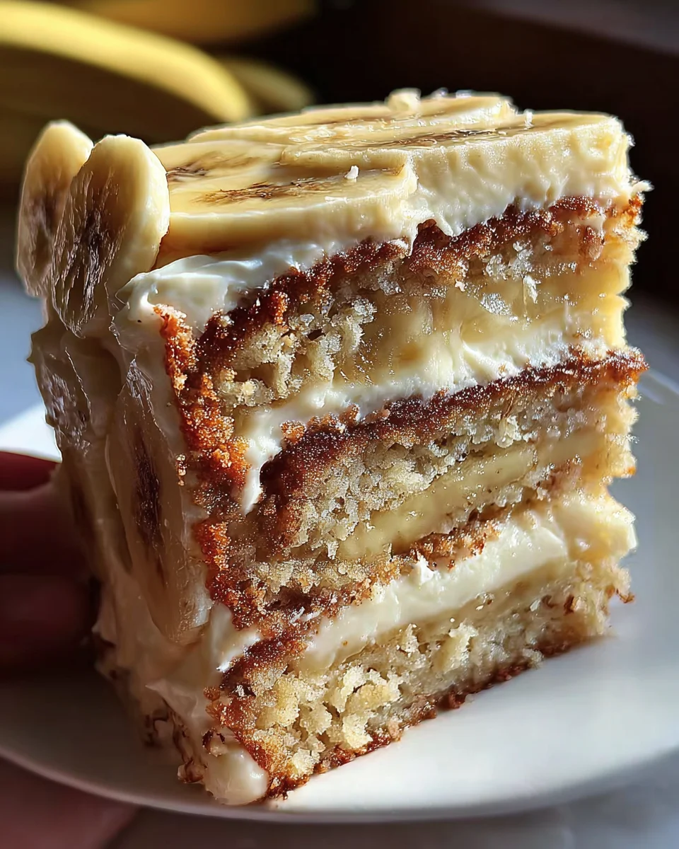 Banana Cake with Cream Cheese Frosting 25 Banana