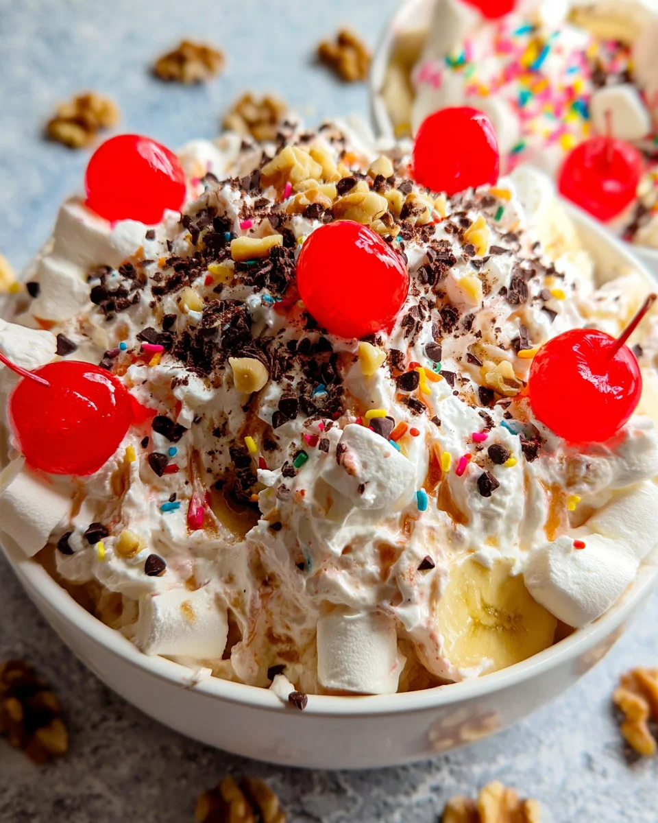 Banana Split Fluff Salad 19 Banana