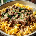 Beef Stroganoff with Egg Noodles 26 Beef Stroganoff with Egg Noodles