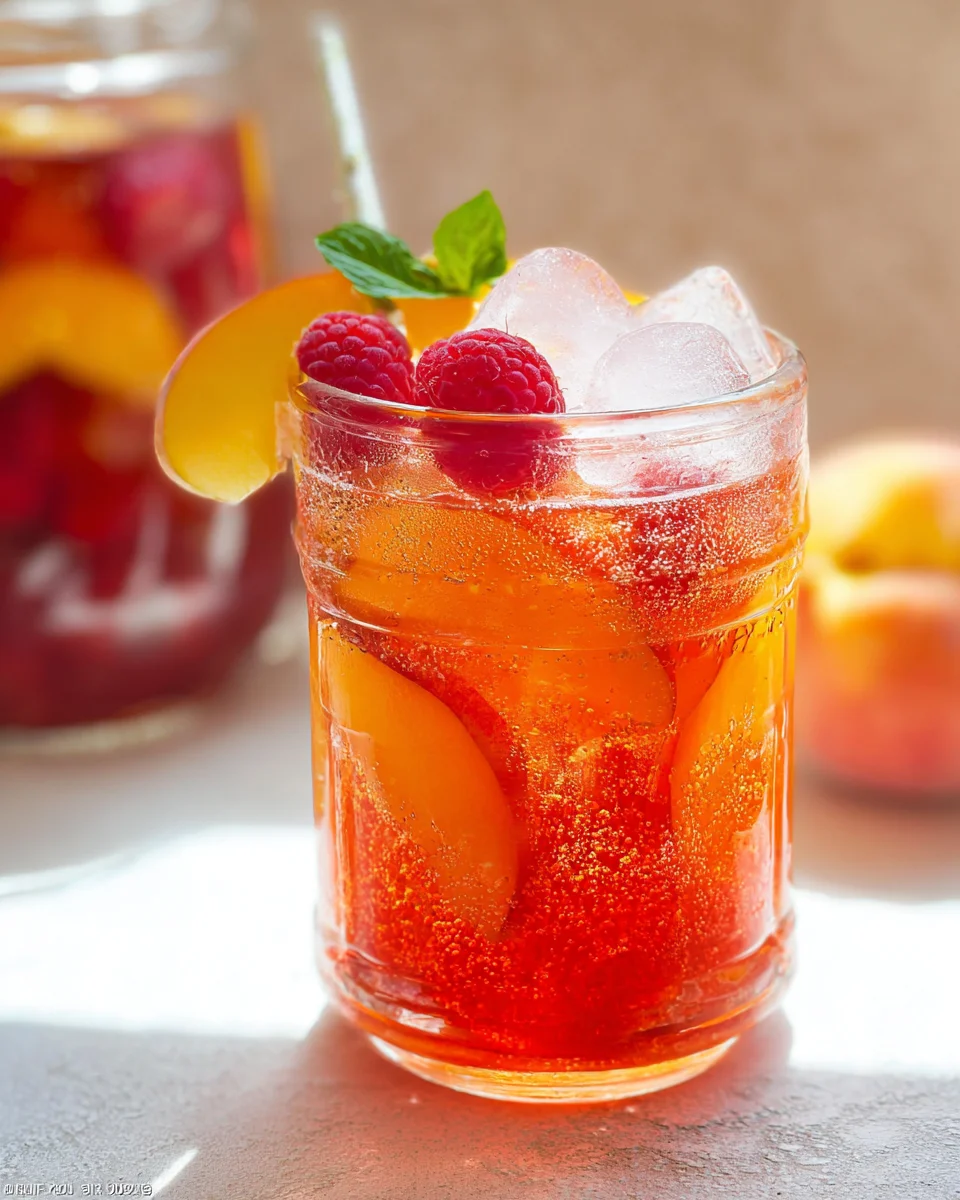 Bellini Peach Raspberry Iced Tea 15 Bellini