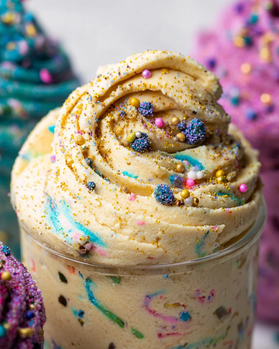 Birthday Cake Protein Cookie Dough
