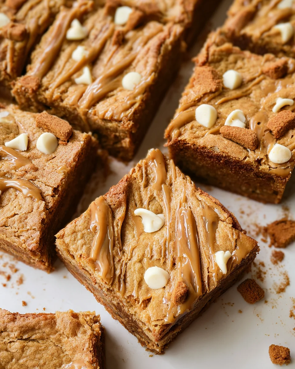 Biscoff Blondies