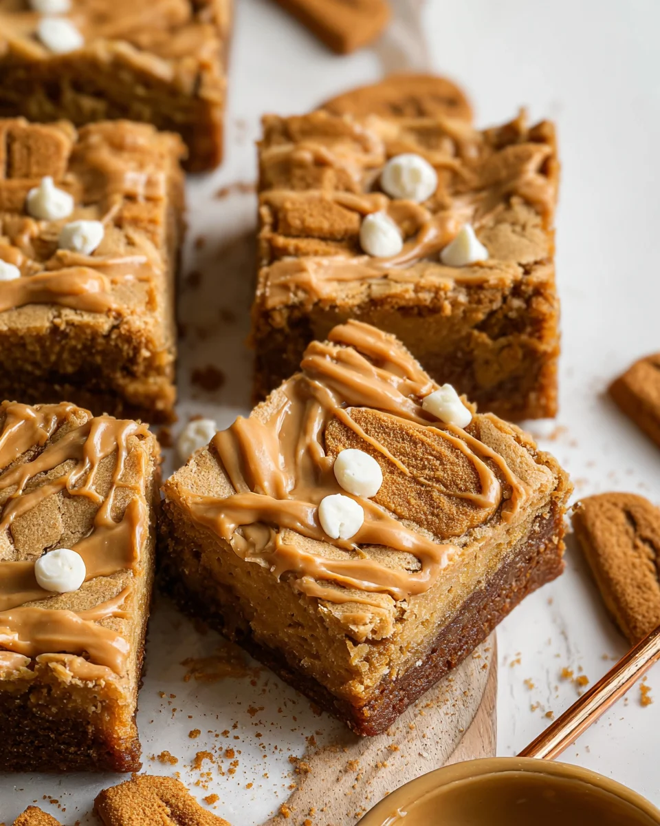 Biscoff Blondies 23 Biscoff