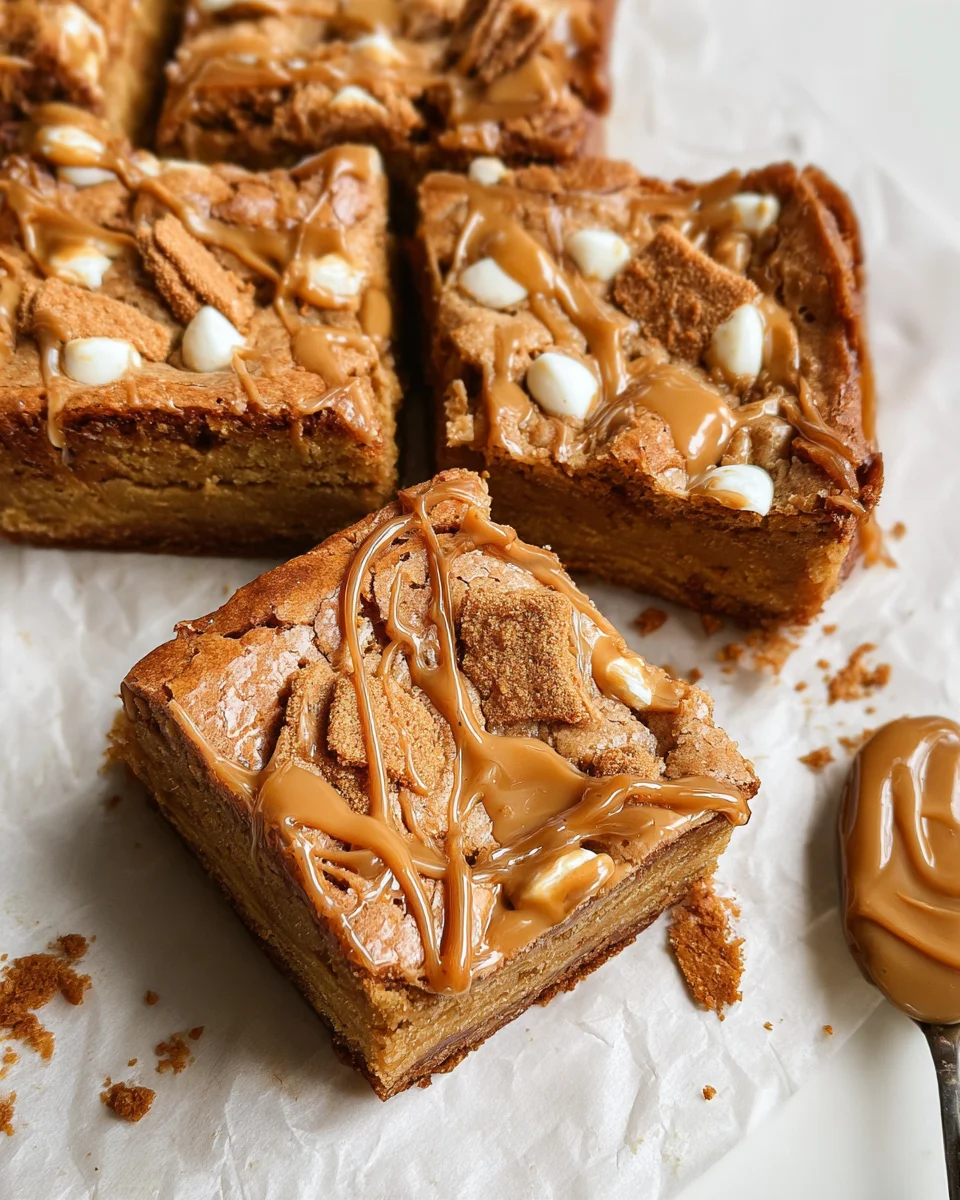 Biscoff Blondies 24 Biscoff