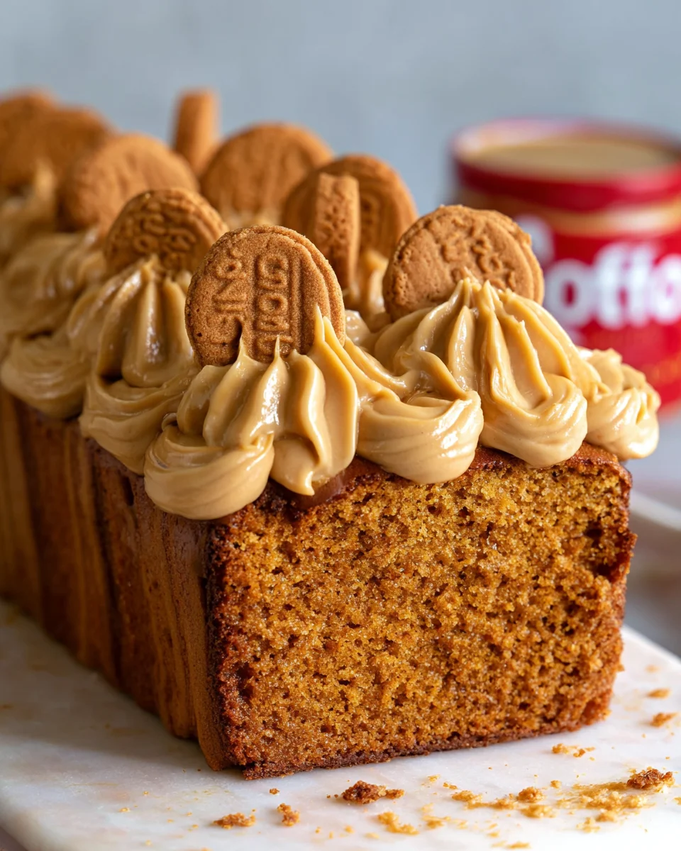 Biscoff Loaf Cake