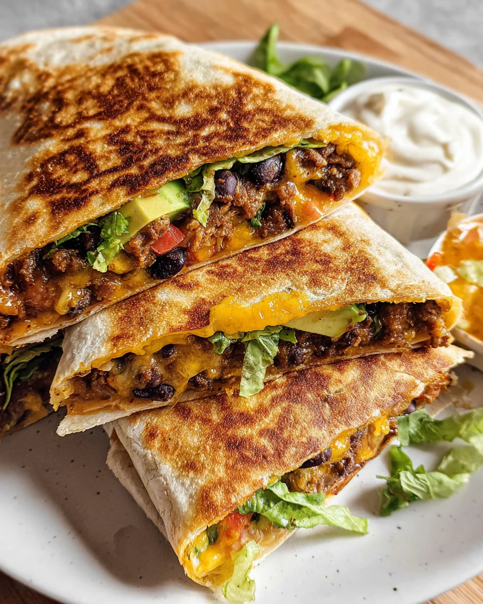 Black Bean Crunch Wrap 30 Black