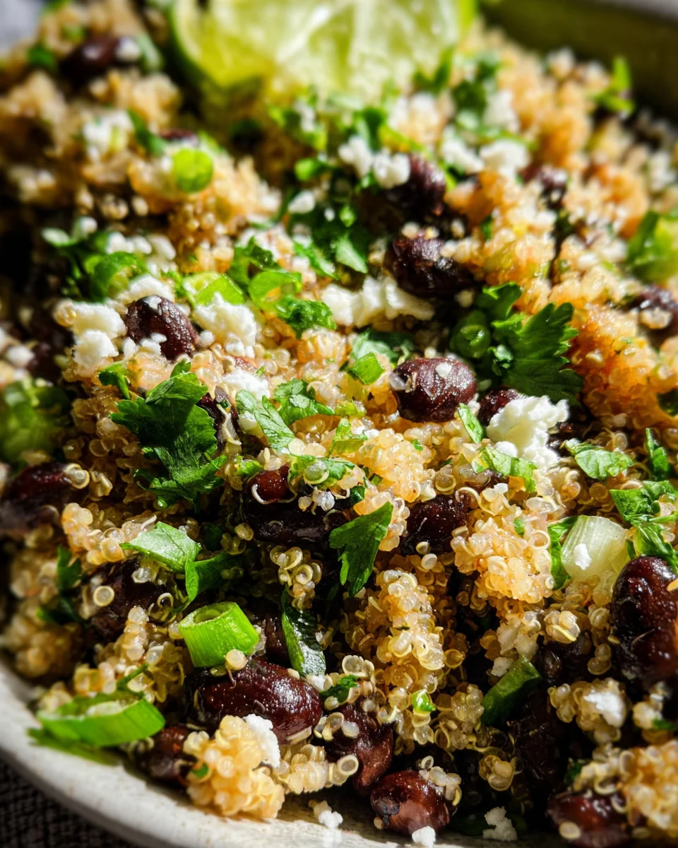 Black Bean Quinoa Salad Recipe