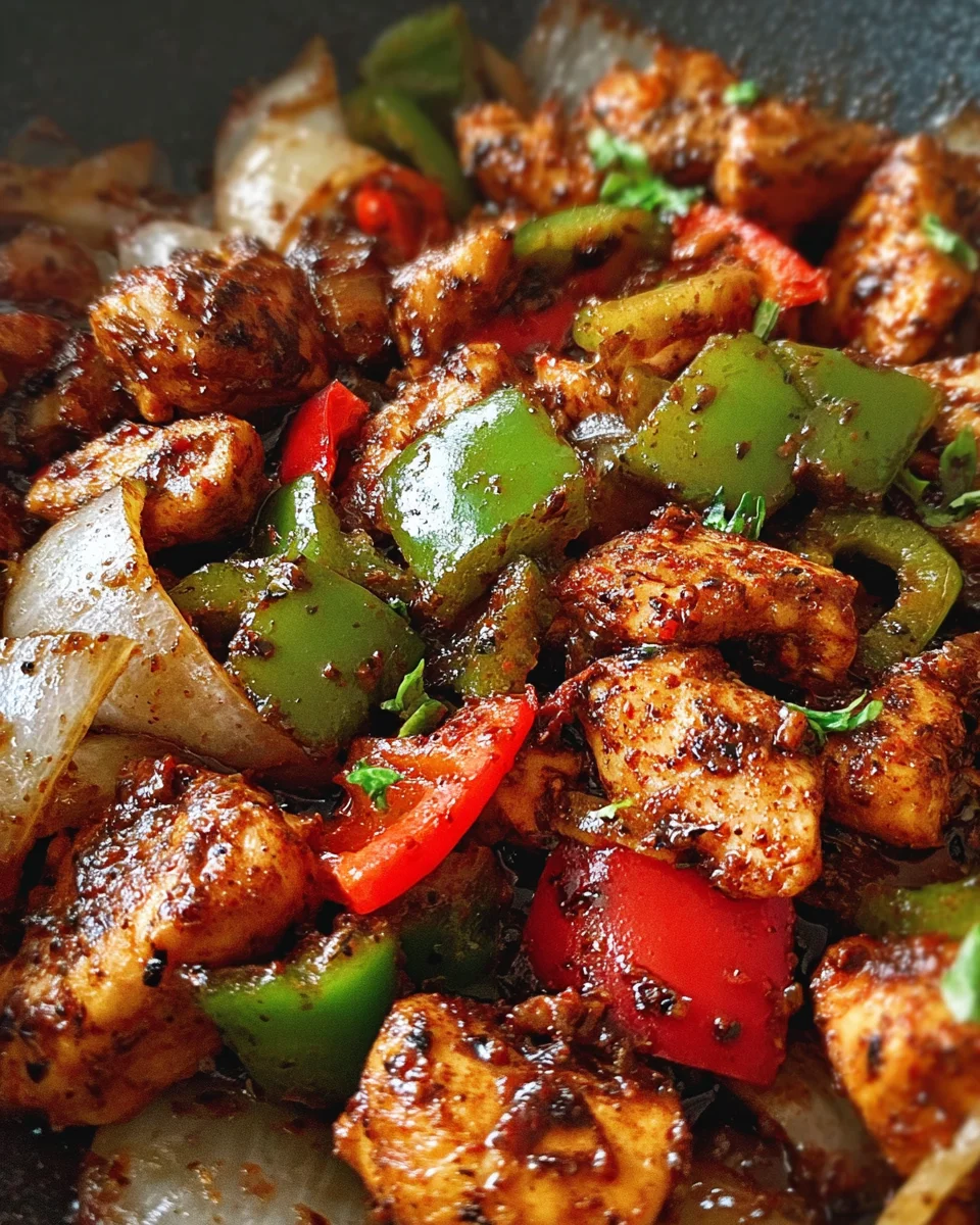 Black Pepper Chicken 21 Black