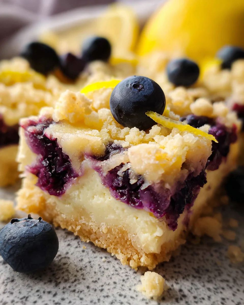 Blueberry Lemon Pie Bars