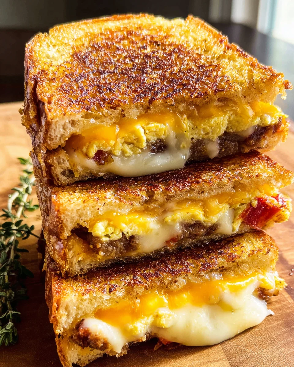 Breakfast Grilled Cheese