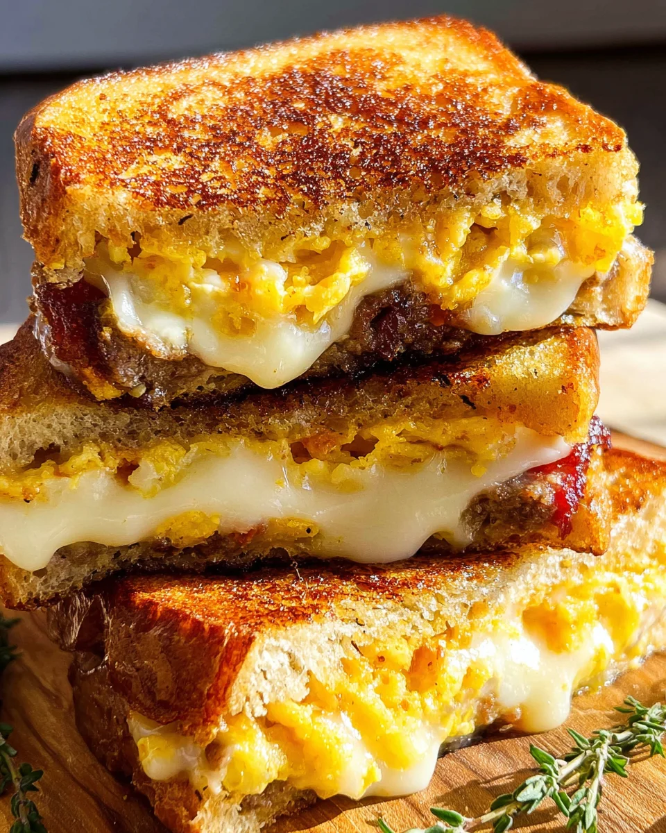 Breakfast Grilled Cheese 17 Breakfast