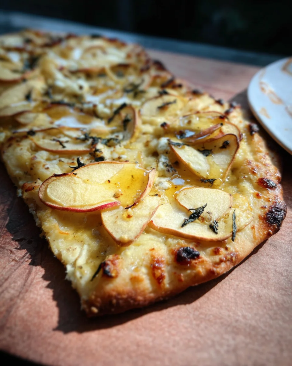 Brie and Apple Flatbread 18 Brie