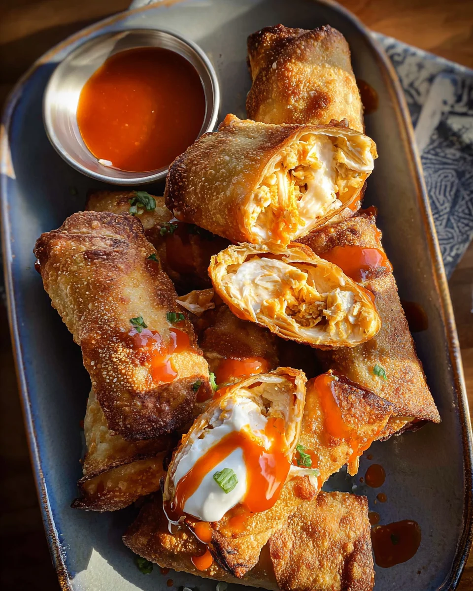 Buffalo Chicken Egg Rolls 16 Buffalo