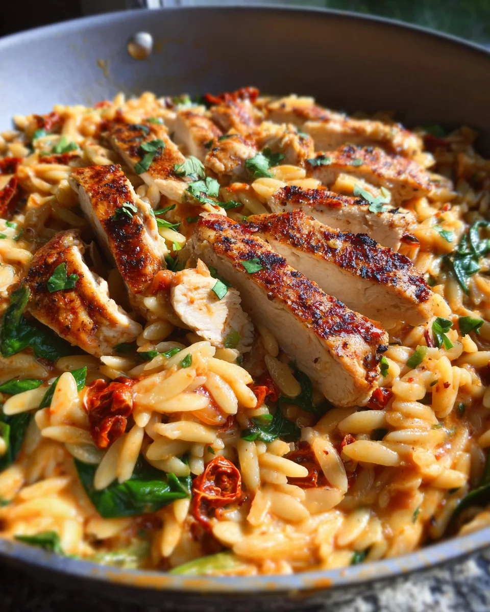 Cajun Chicken Orzo 19 Cajun