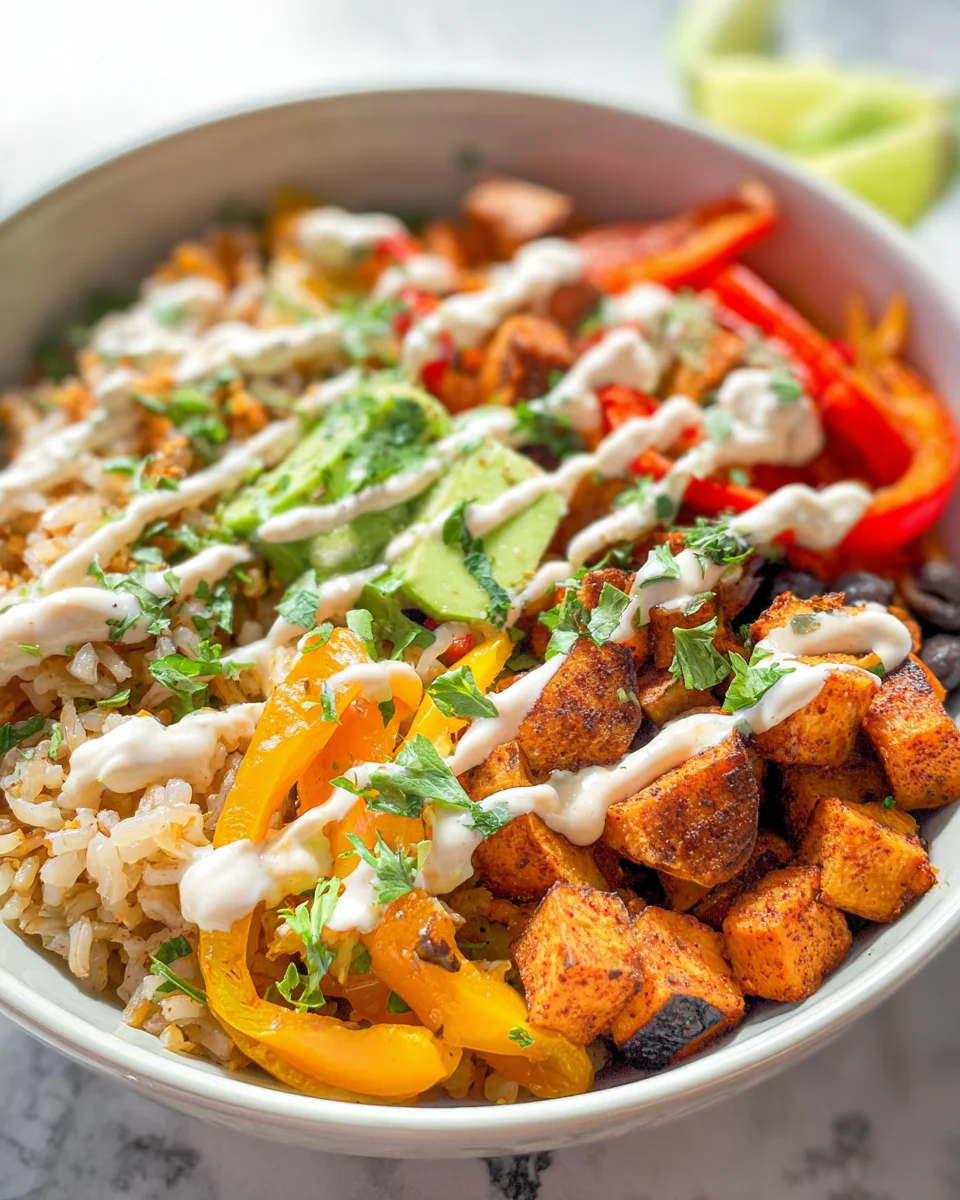 Cajun Sweet Potato Rice Bowl