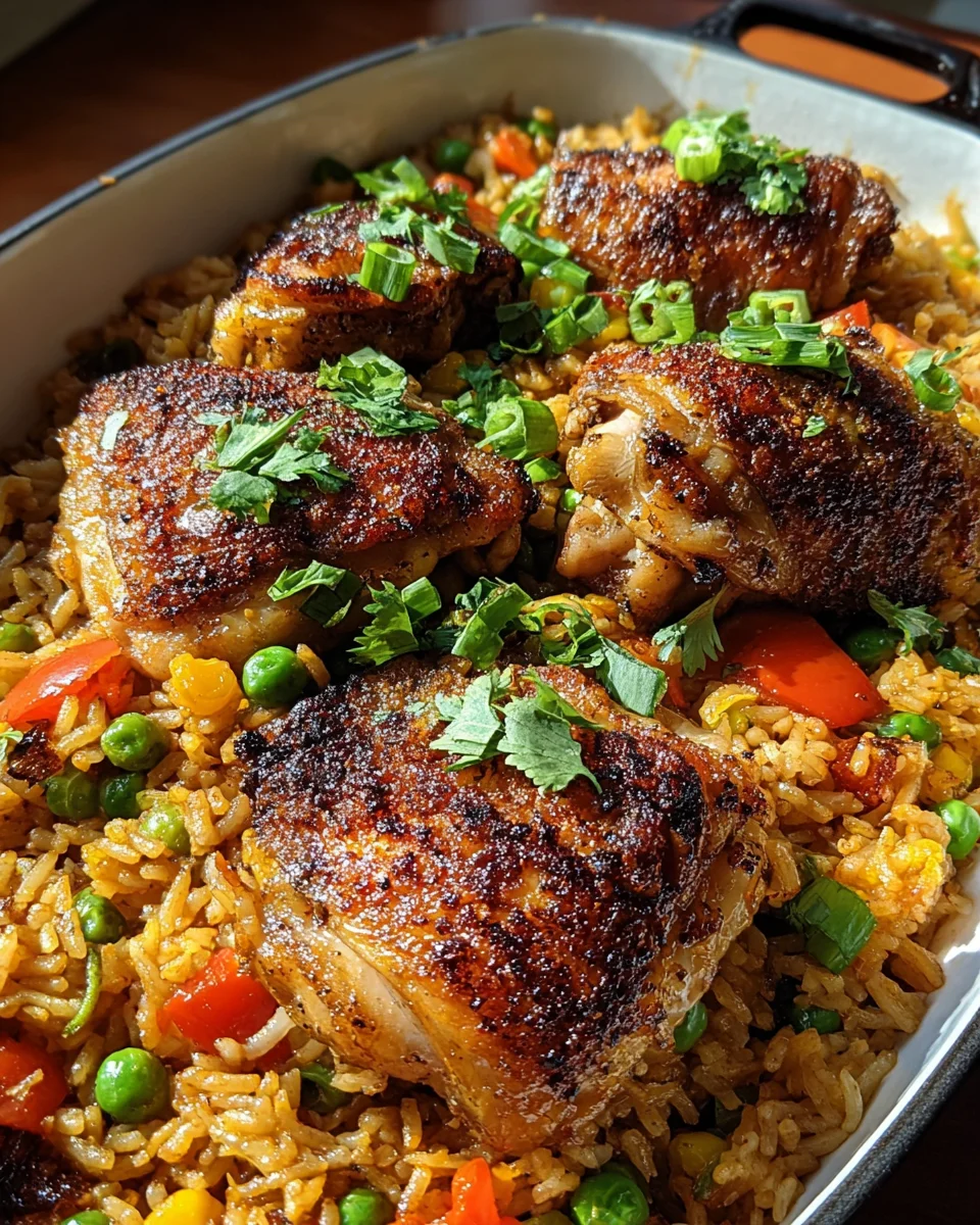 Caribbean Chicken and Rice 34 Caribbean
