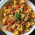 Cheese Tortellini with Summer Veggies 21 Cheese Tortellini with Summer Veggies