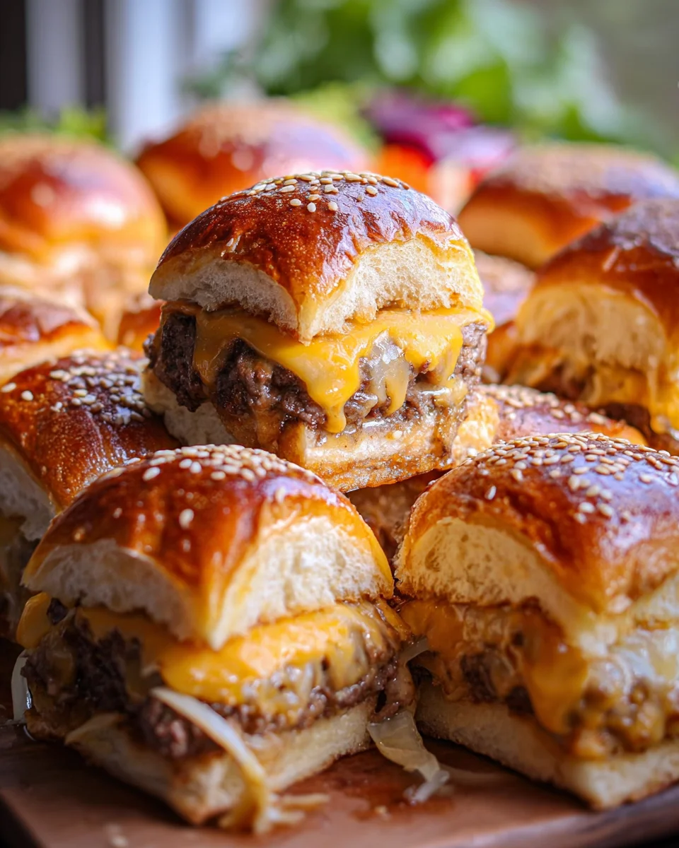 Cheeseburger Sliders 35 Cheeseburger