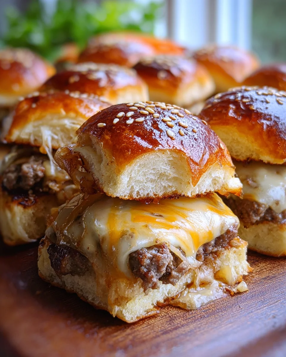 Cheeseburger Sliders 36 Cheeseburger