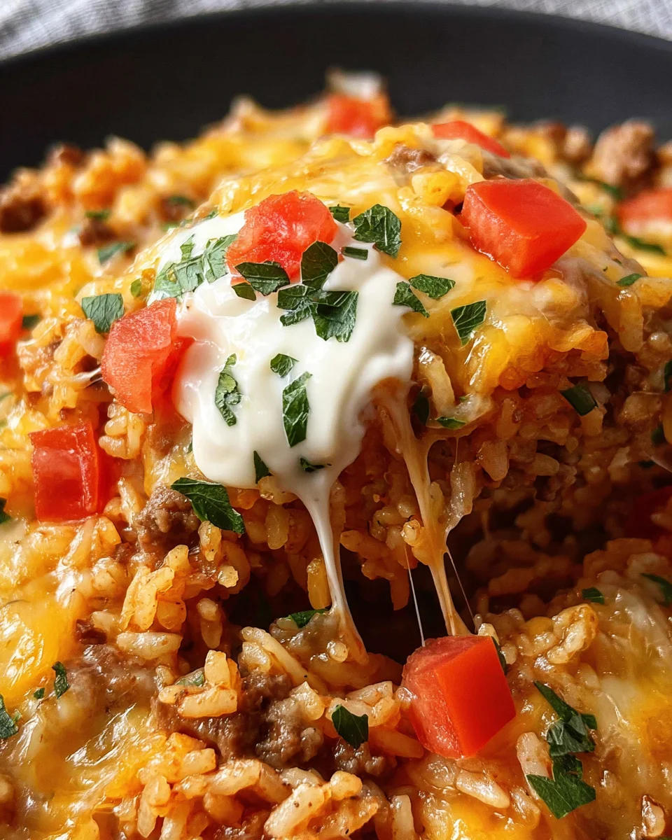 Cheesy Taco Rice Recipe 21 Cheesy