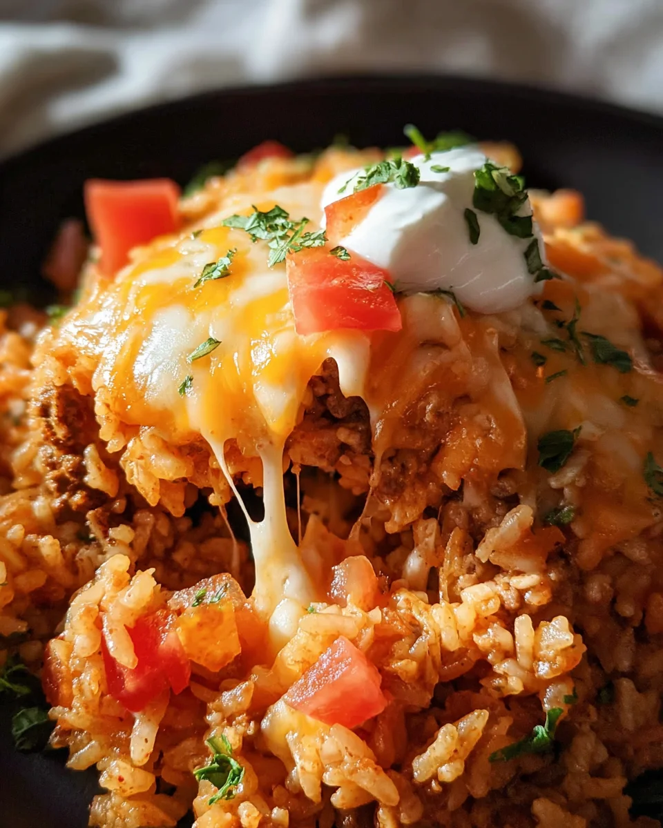 Cheesy Taco Rice Recipe 22 Cheesy
