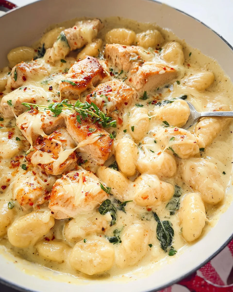 Chicken Alfredo Gnocchi