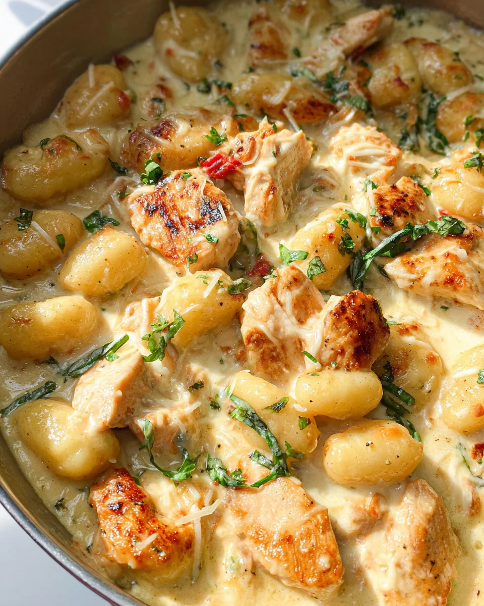 Chicken Alfredo Gnocchi 22 Chicken