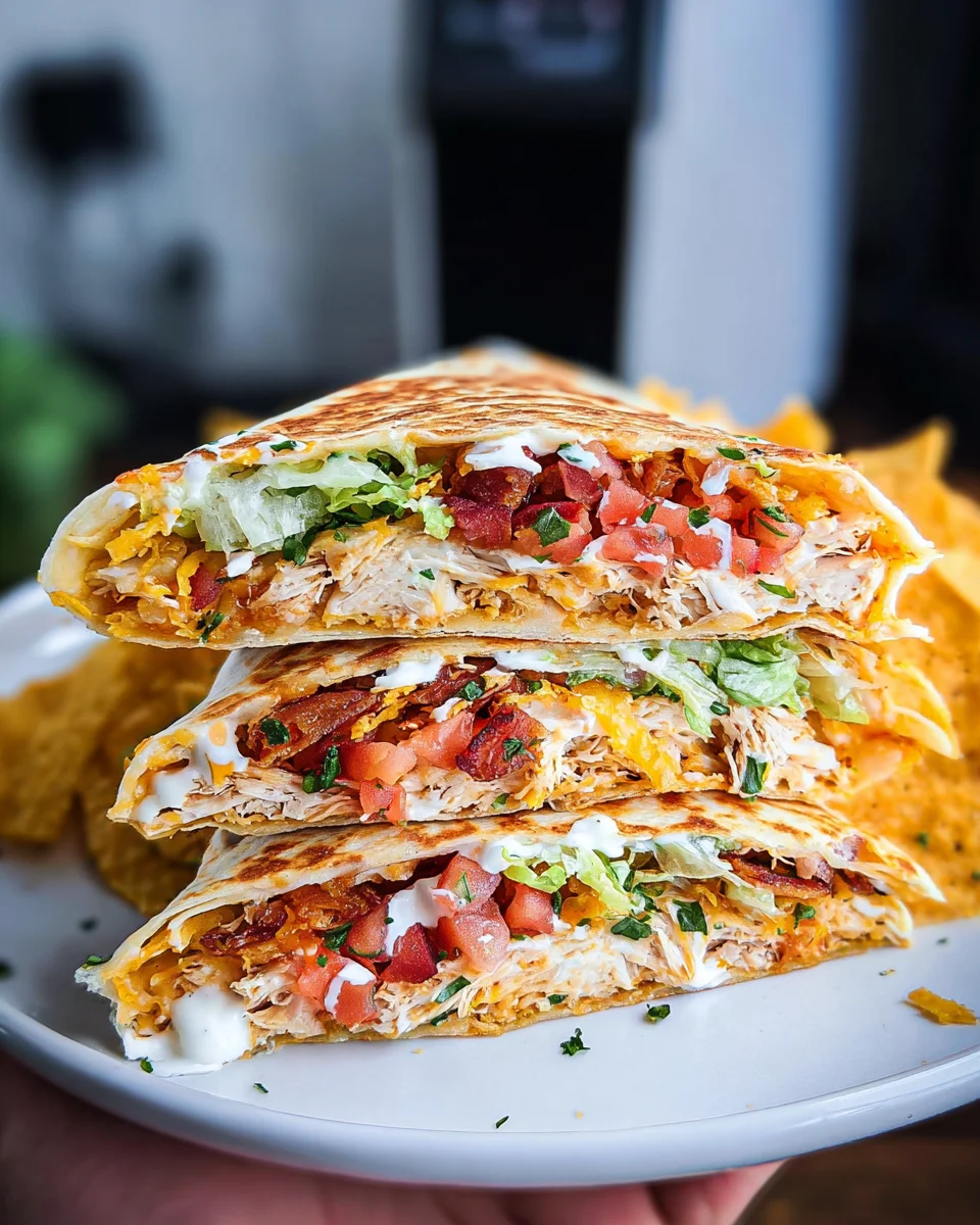 Chicken Bacon Ranch Crunchwrap 22 Chicken