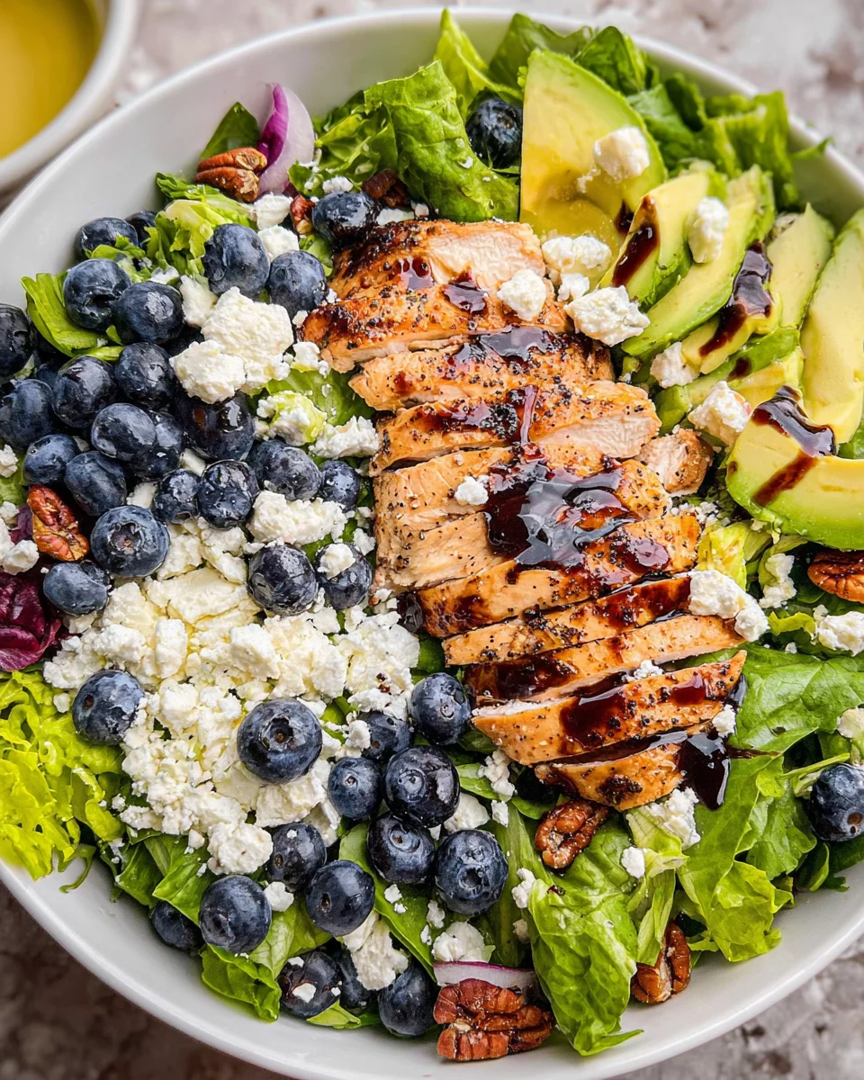 Chicken Blueberry Feta Salad