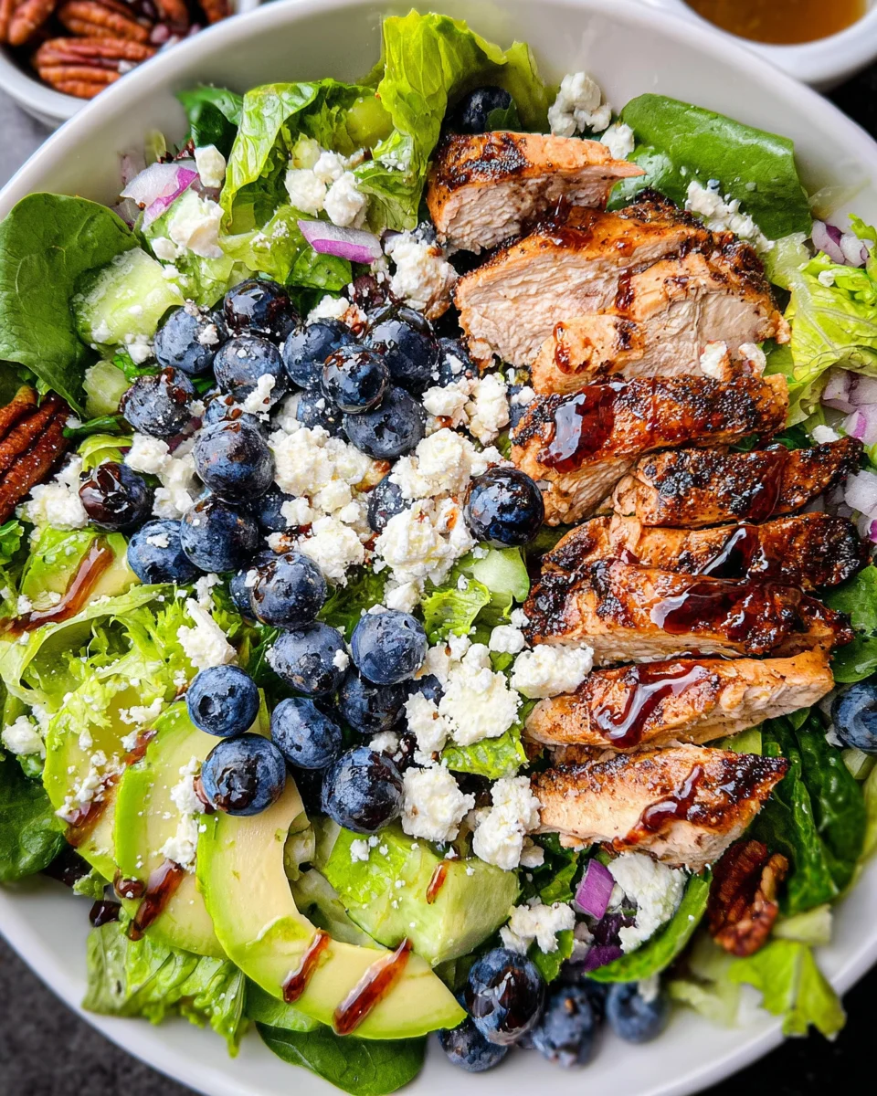 Chicken Blueberry Feta Salad 21 Chicken