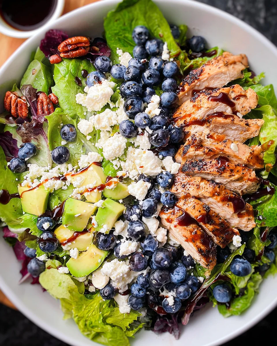 Chicken Blueberry Feta Salad 22 Chicken