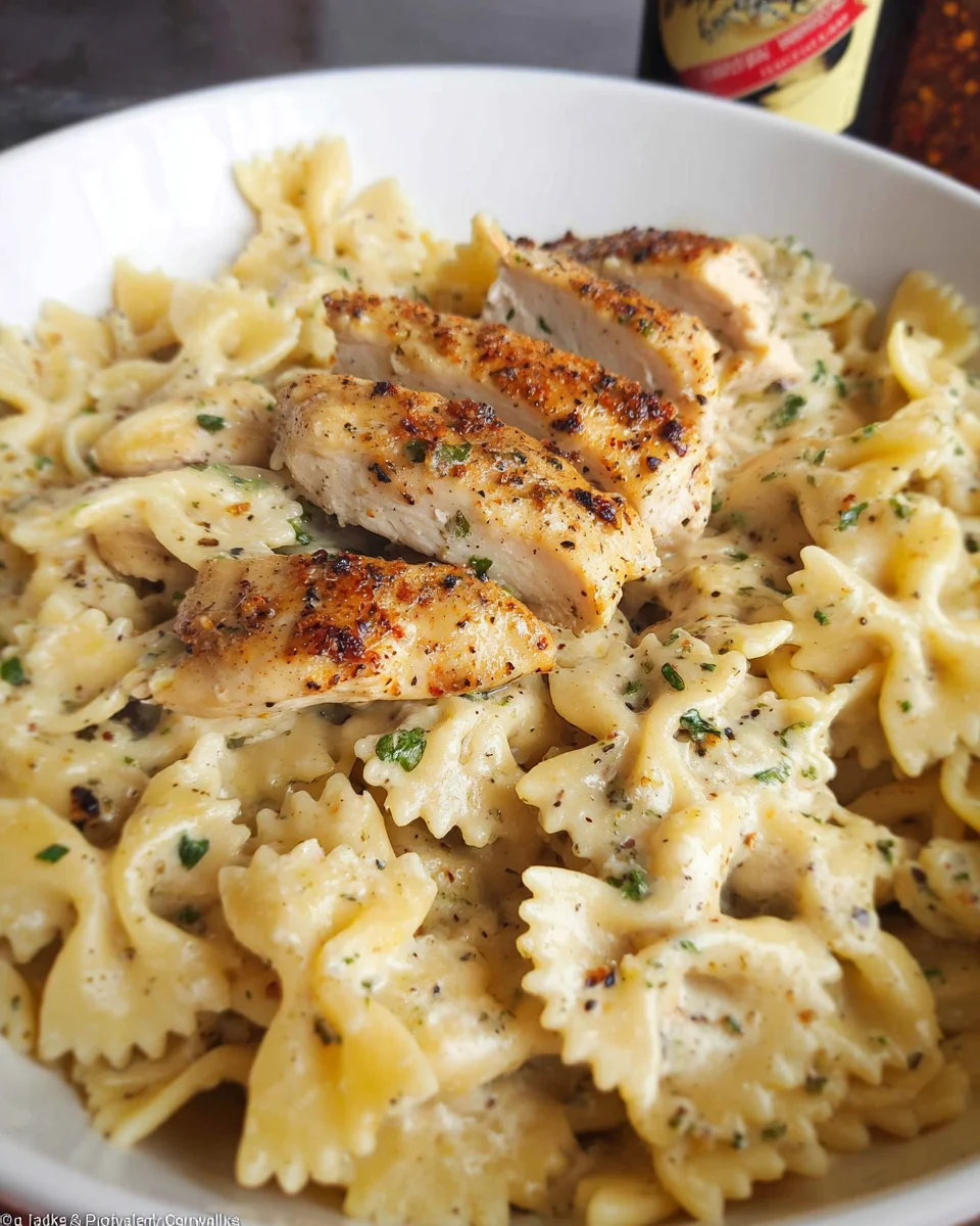 Chicken Garlic Parmesan Pasta